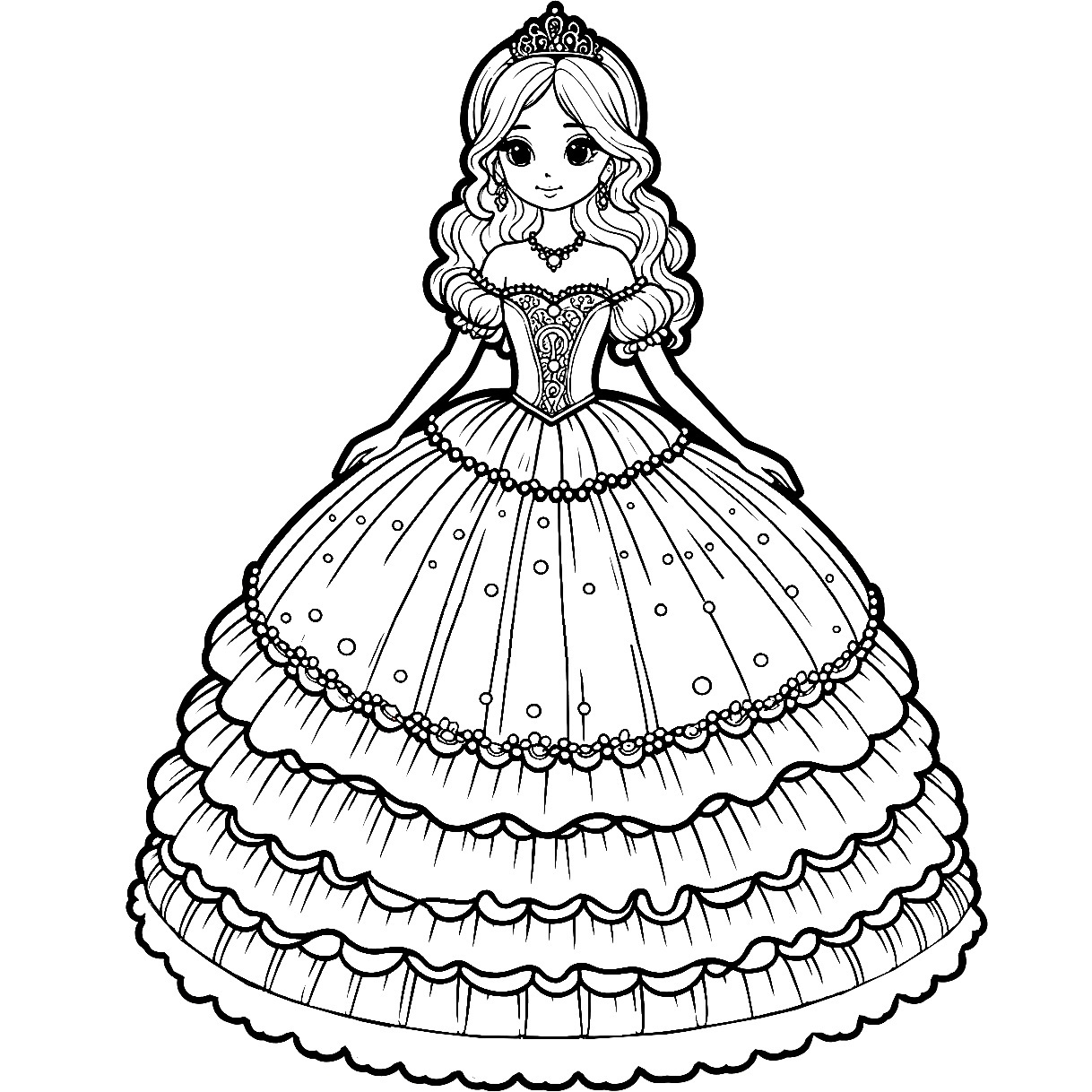 Dibujo De Princesa Y Pr ncipe Para Colorear A Imprimir PDF Gratuito Dibujo De Princesa Y Pr ncipe Para Colorear A Imprimir PDF Gratuito