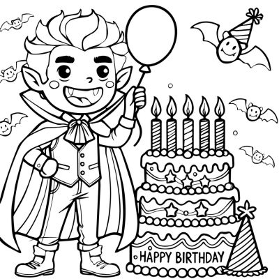 Vampiro en un cumpleaños